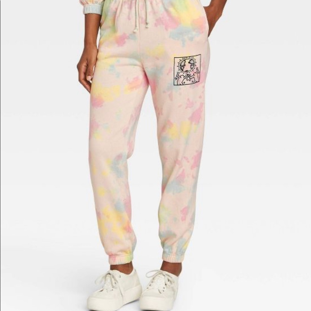 Women’s Keith Haring Tie-Dye Graphic Jogger Pants